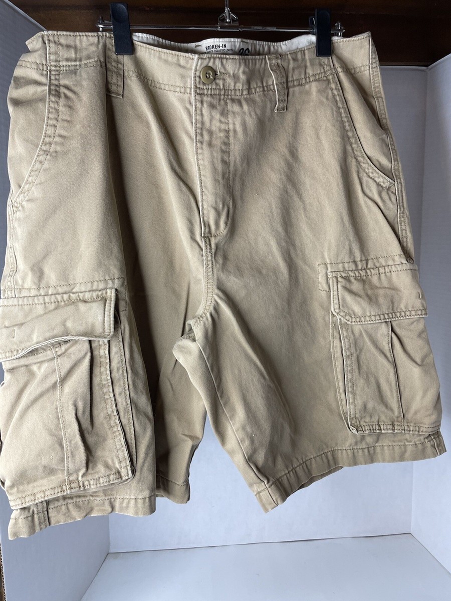 【KOOLOSET】Quantum Nylon Cargo Bermuda Pants Broken-in Mens Cargo Shorts Size 36 Khaki Normal Wear | eBay