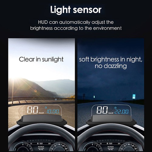 Digitale Anzeige GPS HUD Geschwindigkeitsmesser Universal Auto Head Up Display - Bild 13 von 14