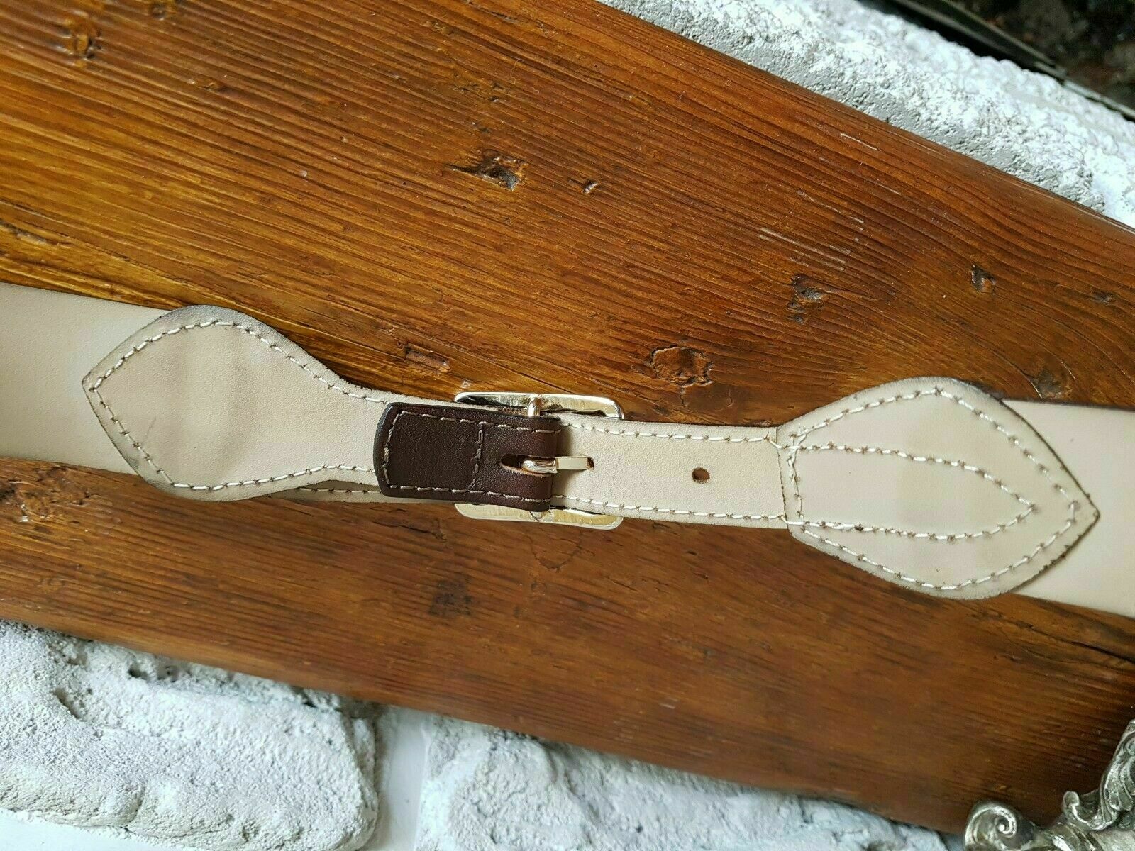 ICE ICEBERG GENUINE LEATHER Stylish BELT Italy Size 42 or 87cm or 32-34" Rare image 8