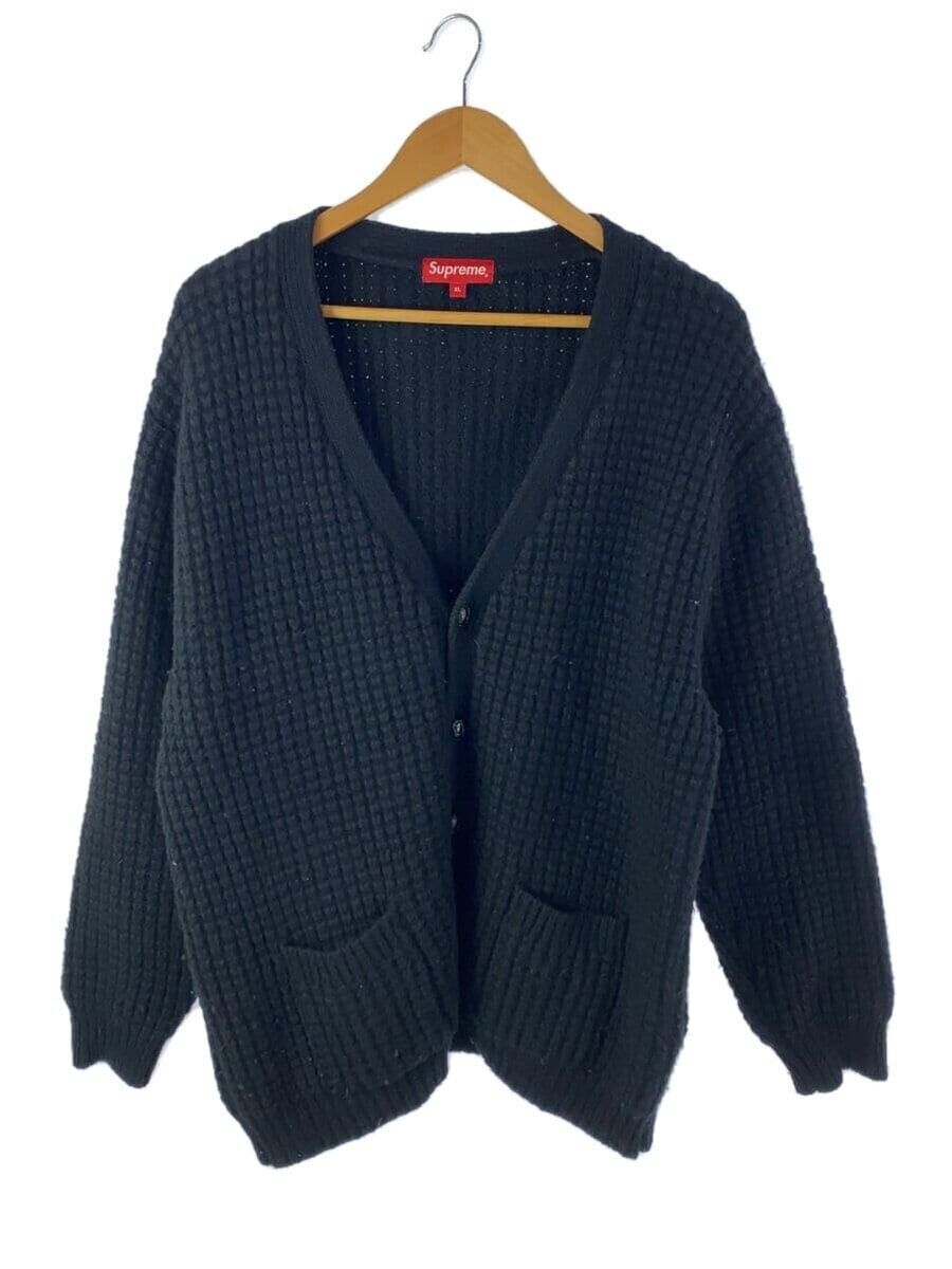 Supreme WAFFLE KNIT CARDIGAN Jacket wool black XL Used | eBay Supreme WAFFLE KNIT CARDIGAN Jacket wool black XL Used | eBay