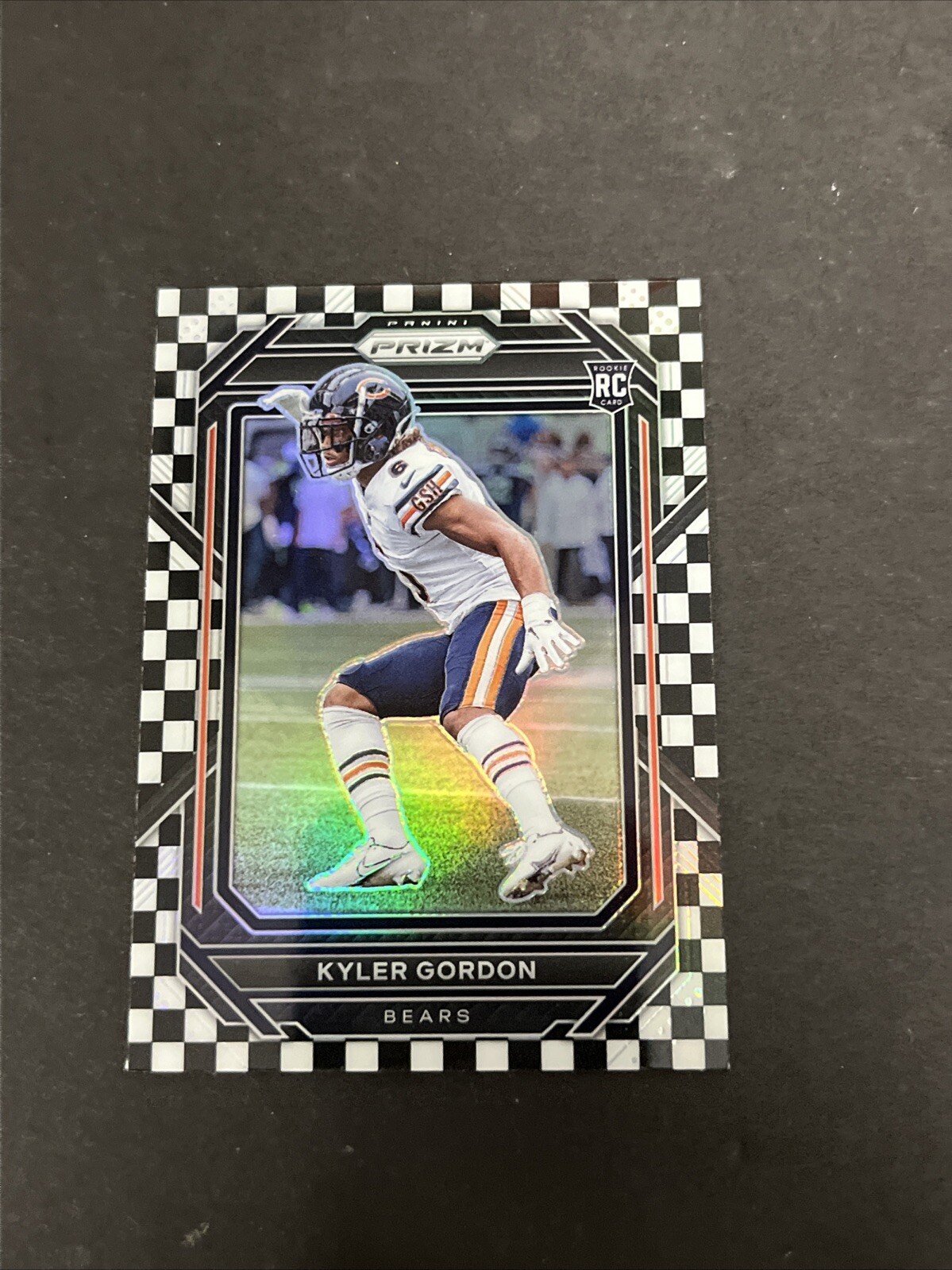 2022 Panini Prizm #385 Kyler Gordon Black and White Checker