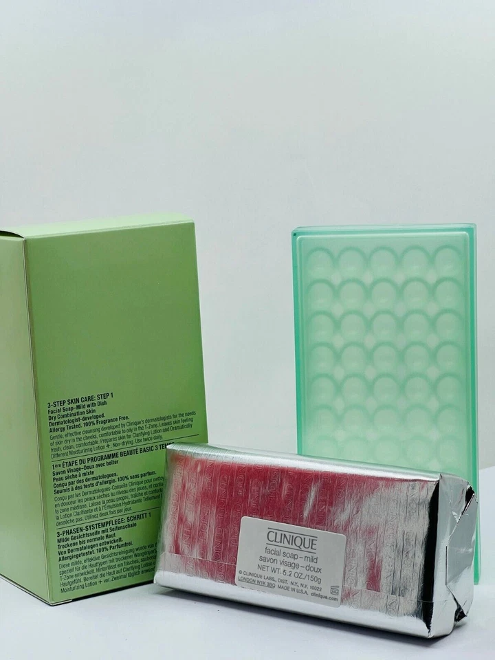 Clinique Facial Soap  Bar Mild With Dish - 5.2 oz  HOLIDAY SALE - Image 4 of 4