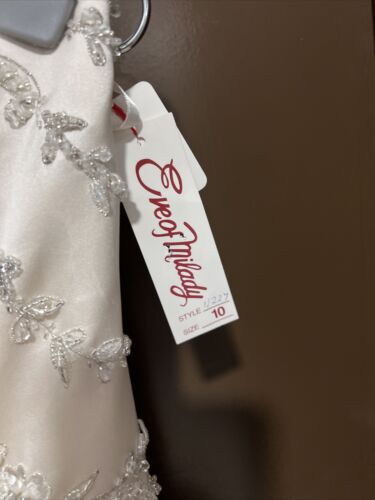 Women’s Size 10 Eve of Milady 4227 Ivory New $4250 Wedding Dress - Picture 11 of 17