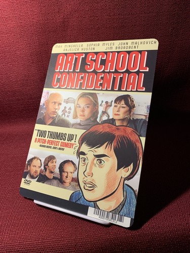 BLOCKBUSTER Movie Backer Card Mini Poster Art 5.5" x 8" ART SCHOOL CONFIDENTIAL - 第 2/4 張圖片