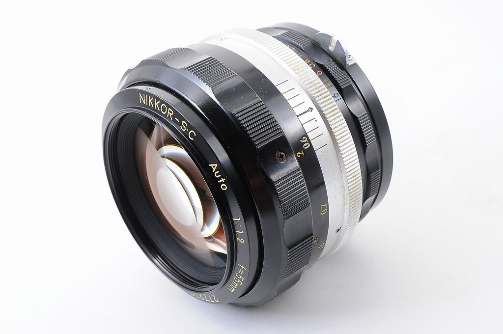 Nikon ニコン 非Ai NIKKOR-S.C Auto 55mm 1:1.2 Review of Nikon NIKKOR-SC Auto 1: 1.2 f = 55mm | Happy