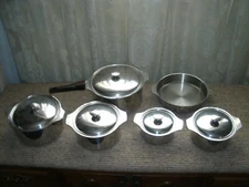 TRIPLINOX Cookware Removable Handle 18/10 Stainless Steel Made In France