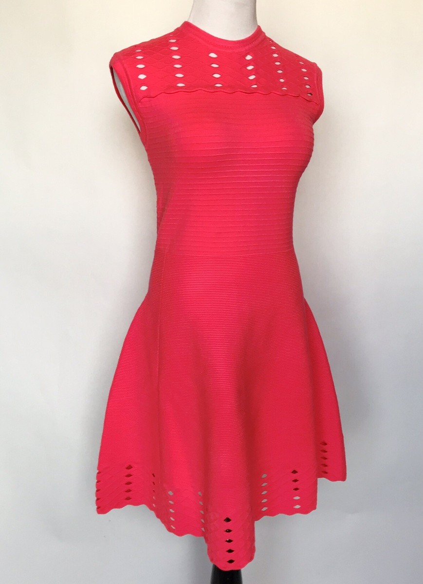 Ted Baker Zaralie Jacquard Panel Skater Dress 3(US 8) Retail Ted Baker Zaralie Jacquard Panel Skater Dress 3(US 8) Retail