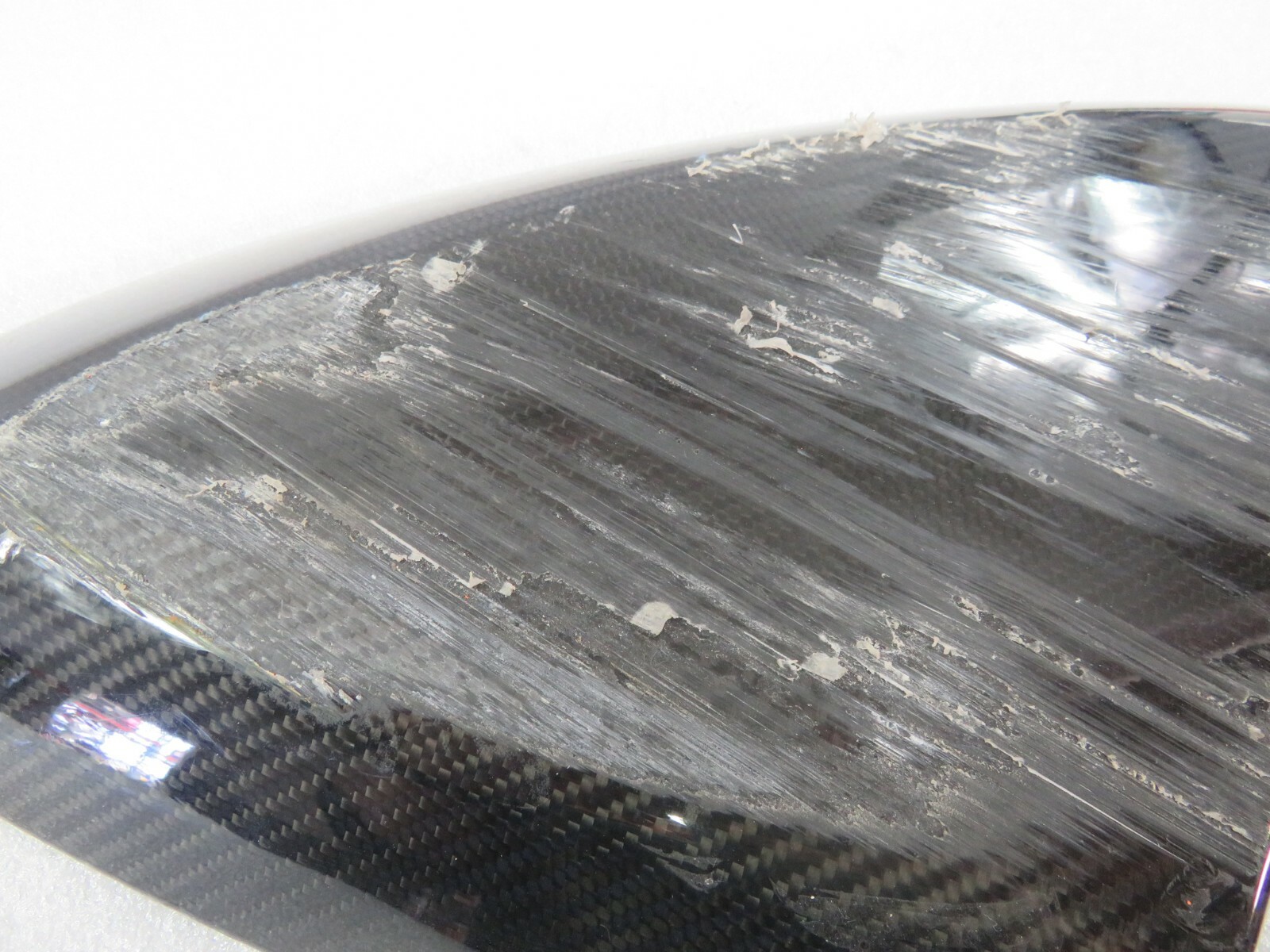 Mclaren 600LT, LH, Left, Side Trim, Carbon Fiber, Scuffed, P/N 13AB797RP