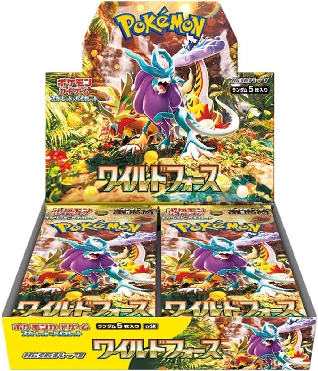 Pokemon Card Booster Box Wild Force & Cyber Judge sv5K sv5M Pokemon Card Booster Box Wild Force & Cyber Judge sv5K sv5M