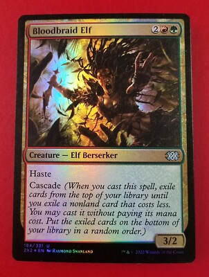 1x Bloodbraid Elf | FOIL | Double Masters 2022 | MTG Magic Cards