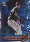 2022 Bowman Chrome Draft Sapphire Edition - Nate Savino #BDC-163
