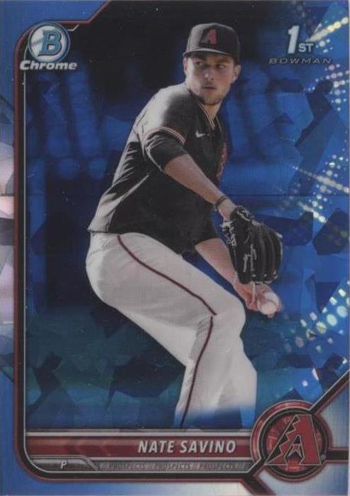 2022 Bowman Chrome Draft Sapphire Edition - Nate Savino #BDC-163 - 1 of 1