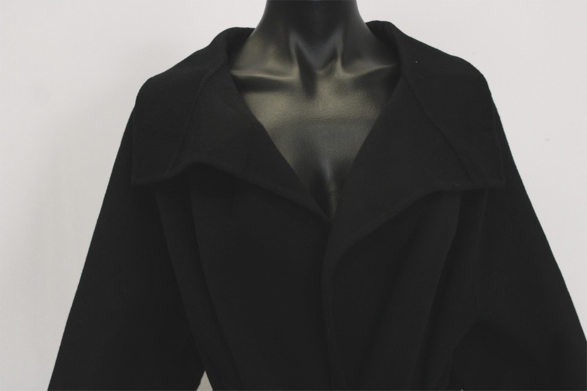 ジャケット・アウター LIDNM FINE WOOL MINIMAL HALF COAT m size Minimalist wool jacket in soft grey - T&N Couture
