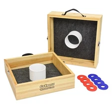 Hand Crafted Wood Washer Toss Game: *Classic Tailgating Game* FREE SHIPPING!