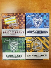 4Pk: Dr. Squatch Bar Soap Harry Potter Gryffindor/Hufflepuff/Slytherin/Ravenclaw