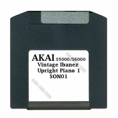 Akai S5000/S6000 Zip Disk 100MB Vintage Ibanez Upright Piano 1 SON01