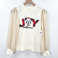 Disney Parks NWT Minnie Mouse Joy Christmas Long Sleeve Youth XL Girls 14