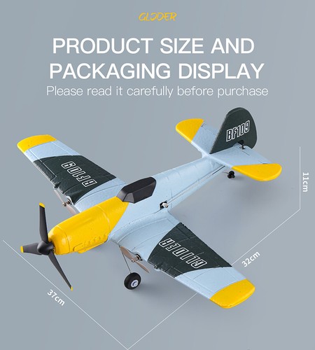 Z61 RC 2.4G 2CH / 3CH Fixed Wing Plane Model Electric RC Airplane Child Toys - Picture 22 of 27