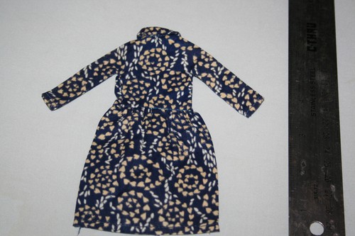 DE COLECCIÓN AÑOS 70 LINDO VESTIDO AZUL TALLA FRANCIE IMPRESO BARBIE CLON MUÑECA DE MODA - Imagen 4 de 4