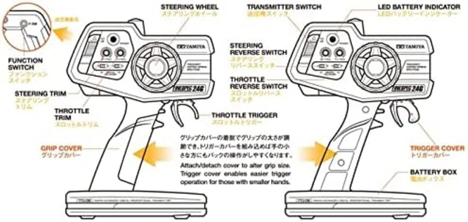 TAMIYA RC System No.53 Fine Spec 2.4G Electric RC Drive Set 45053 - Image 2 of 2