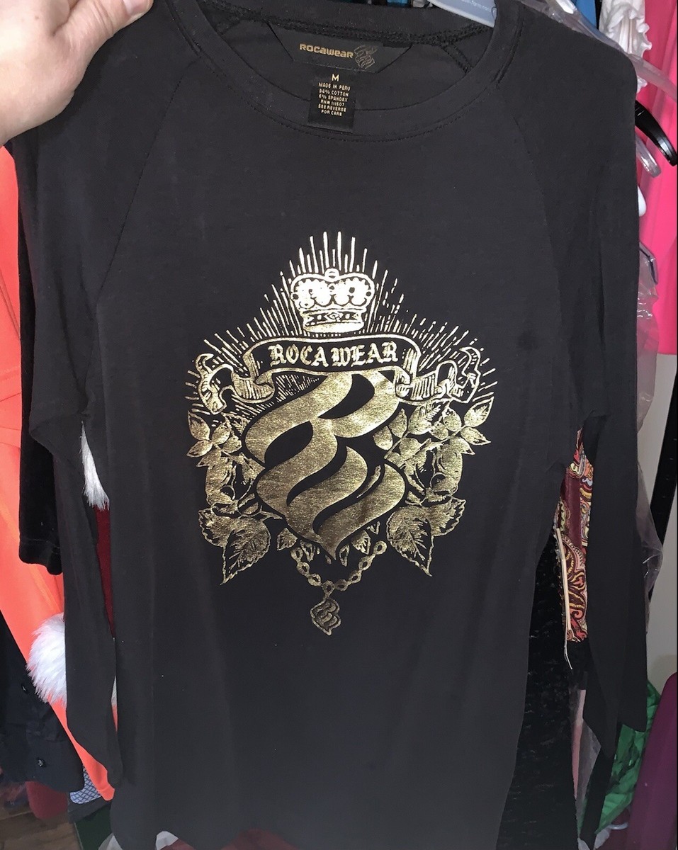 NWT Girls ROCAWEAR Long-Sleeve Shirt - size M (10-12