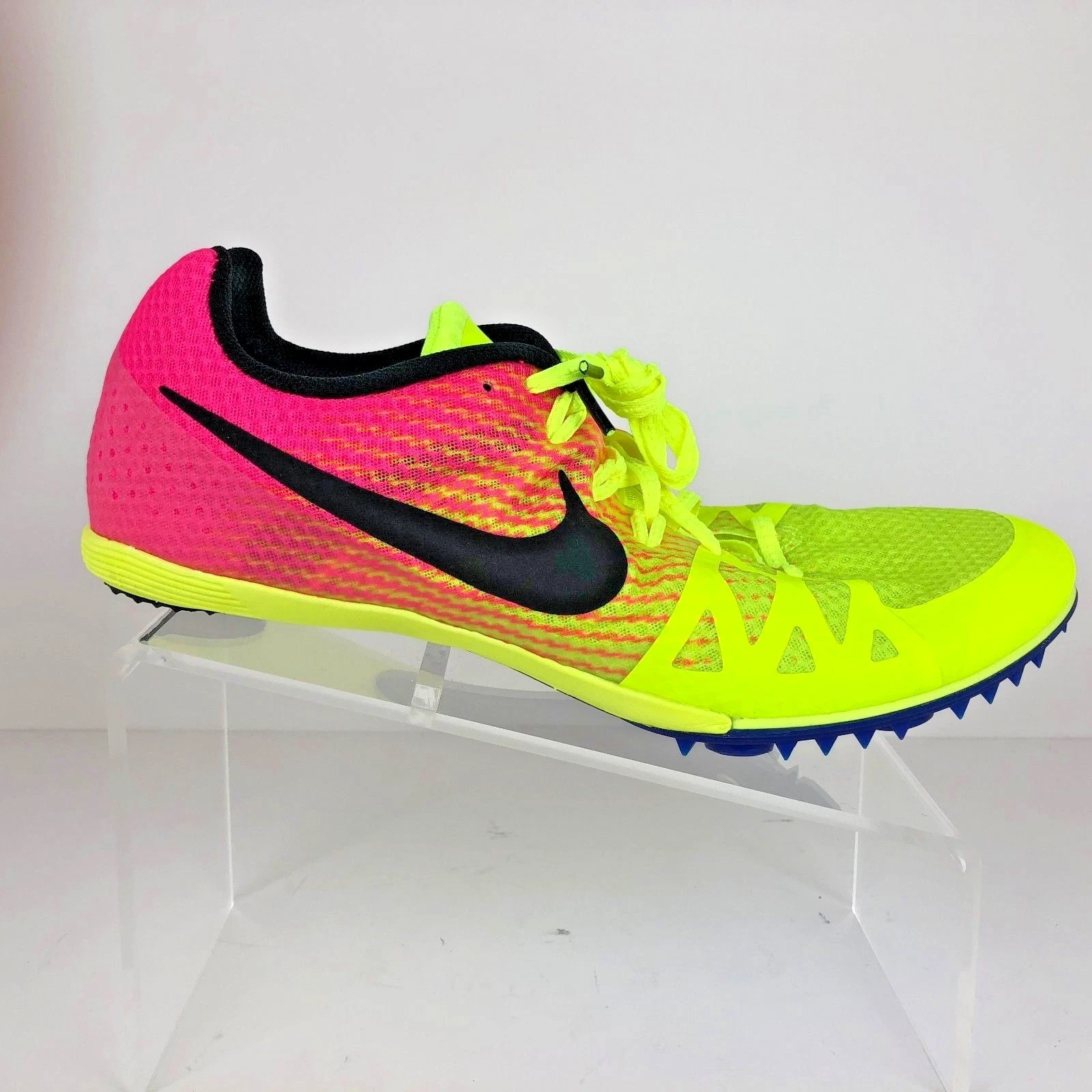 Scarpe da ginnastica da uomo Nike Zoom Rival M multiuso taglia 12 volt rosa RIO 806555 999 NUOVE
