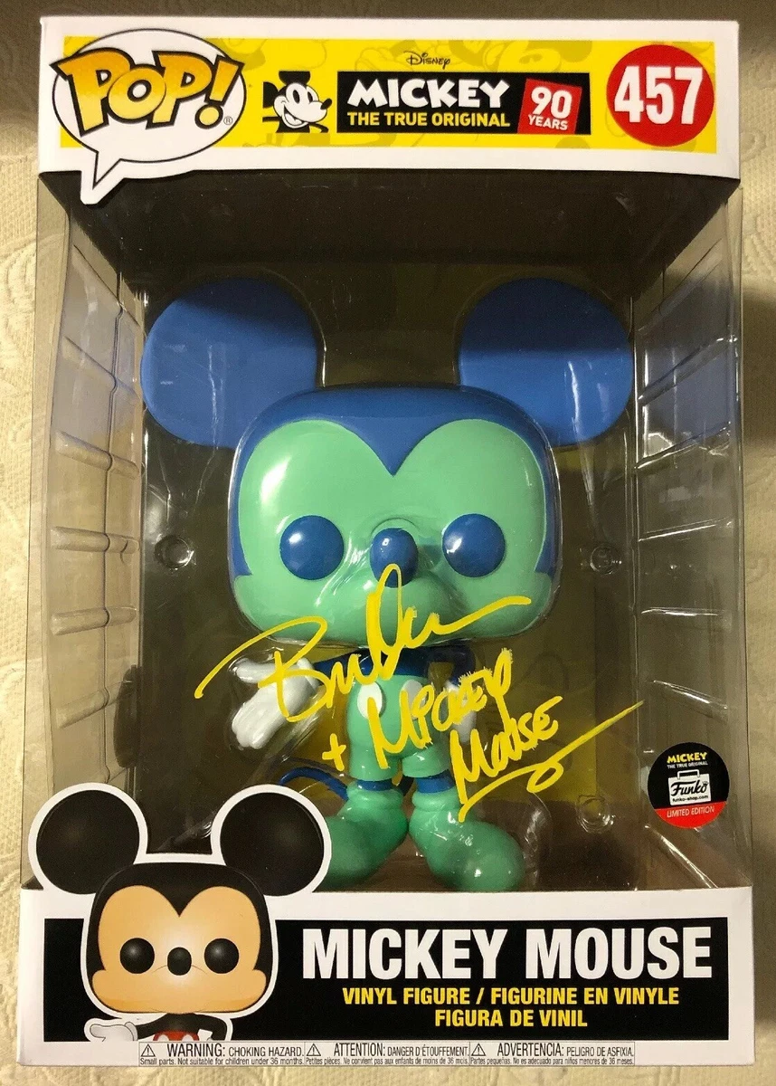 Bret Iwan Signed Autographed 10 Inch Mickey Mouse Funko Shop Pop