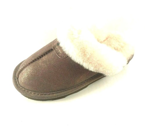 BearPaw Loki Suede Sheepskin Warm Slippers Choose Sz/Color - Picture 3 of 20
