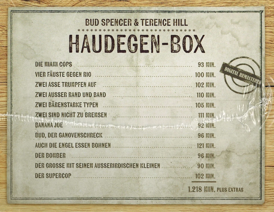 DVD-BOX NEU/OVP - Haudegen-Box - 12 Filme - Bud Spencer & Terence Hill - Bild 2 von 2