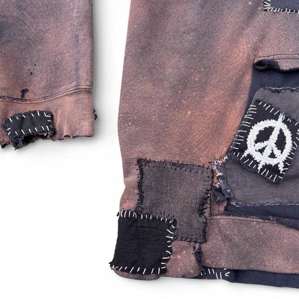 Vintage Reconstructed Distressed Patchwork Crust … - image 4