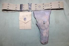 US Military WW2 1942 Army USMC 1911 .45acp Holster with Belt and Pouch Set V55