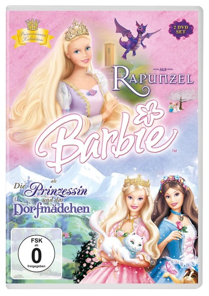 Barbie Als Rapunzel & Barbie Als Die Prinzessin Und Das DorfmäDchen | DVD | 2024-image