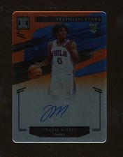2020-21 Impeccable Stainless Stars Orange Tyrese Maxey RC Rookie AUTO /25