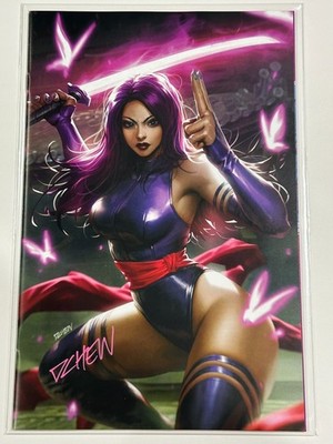 PSYLOCKE NINJA #1 SIGNED DERRICK CHEW PLANET CON EXCLUSIVE VIRGIN LTD 1000 w COA