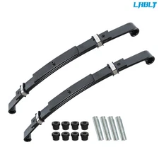 LABLT 2PCS Heavy Duty Rear Leaf Springs For EZGO TXT Golf Cart 1996 -2013