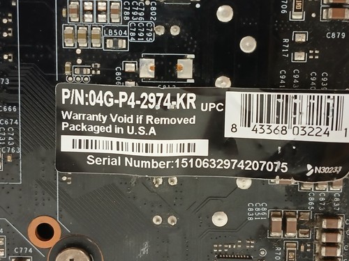 EVGA GeForce GTX 970 4gb Video Graphics Card 04G-P4-2974-KR - Picture 5 of 5