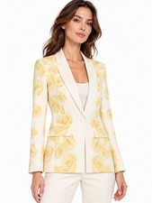 JASON WU Floral Print Blazer   Border Floral Print   Size 6   NWT