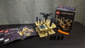 LEGO 21107 Minecraft + Micro World &ndash; "The End" Complete w/ box + manuals