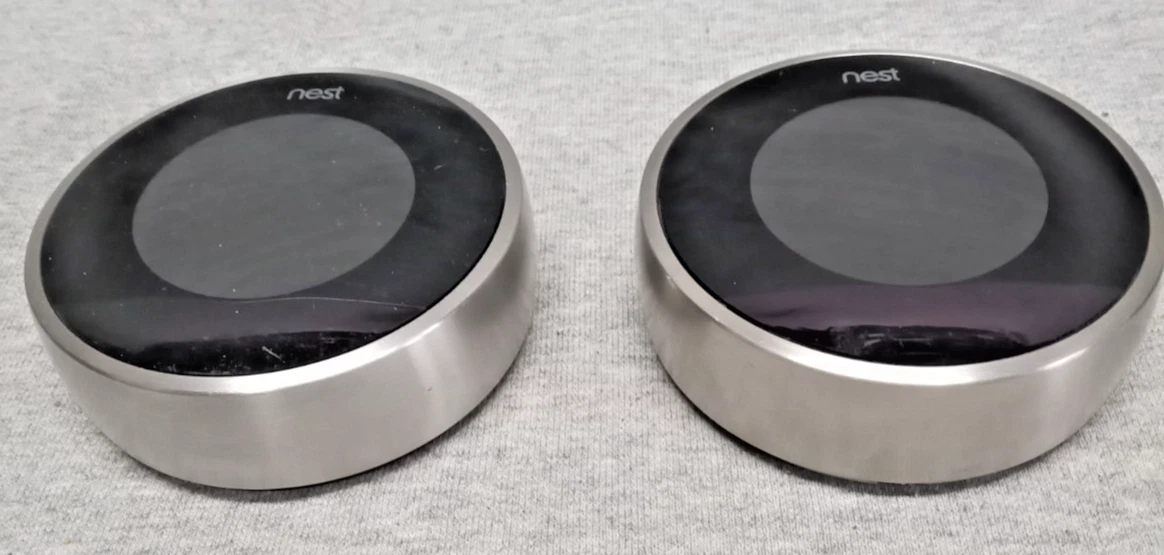 Nest 2nd Generation Learning Thermostat – Silver – Working – No App Support