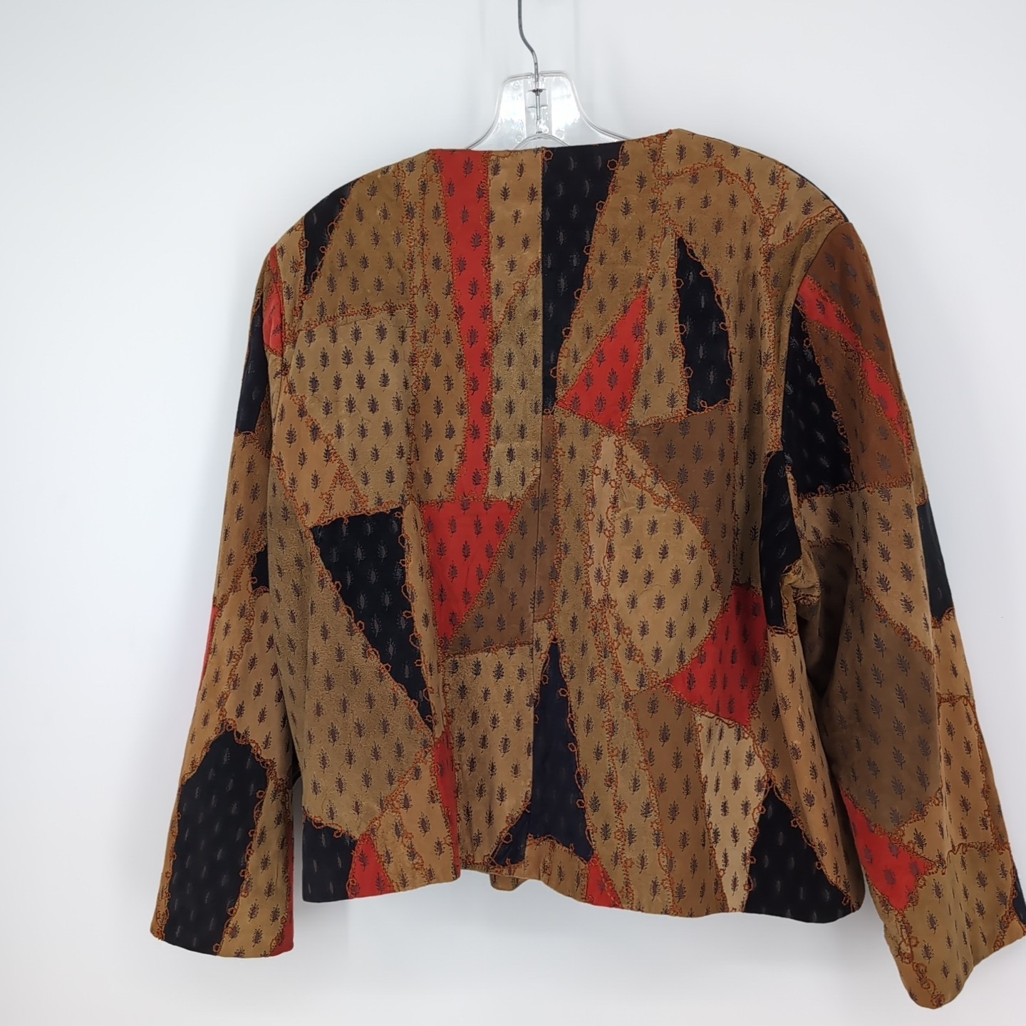 Papillon Boho Patchwork Suede Leather Embroidered… - image 12