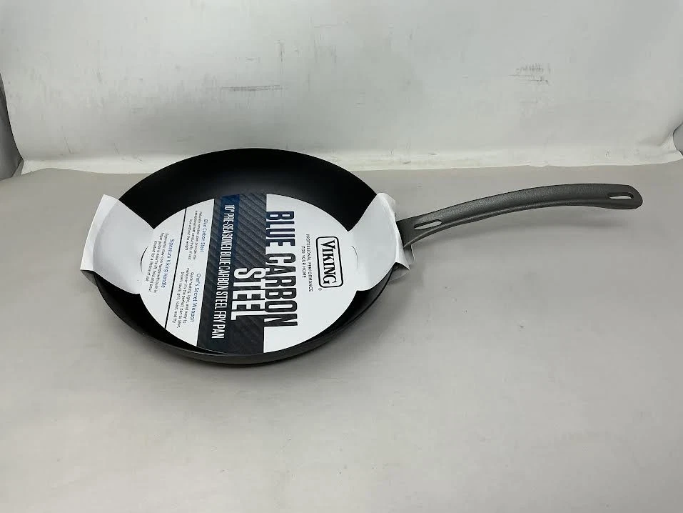 Viking Nonstick Frying Pan, 10 Inch Blue Carbon Steel Kitchen Cookware, Black
Opens in a new window