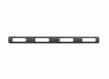 Public Safty Bumper Push Bar Top Channel Cover Textured Black Aluminum 4l71a-m1 Public Safty Bumper Push Bar Top Channel Cover Textured Black Aluminum 4l71a-m1