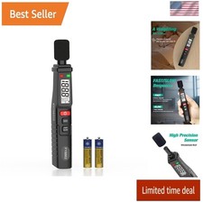 Decibel Meter, Digital Sound Level Meter Portable Sound Meter 30  130 Db