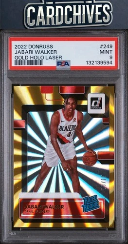 2025 Panini Jabari Walker Base (PSA 9)