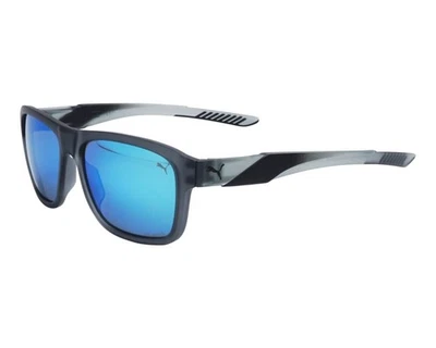 Lunettes De Soleil Puma PU0377S 003 Polarisées Grigio Ligne Homme Sportif - Photo 1/4