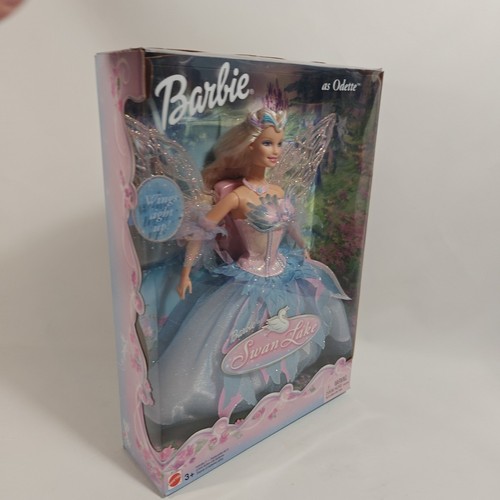 Muñeca Barbie del Lago de los Cisnes Odette Light Up Wings 2003 Mattel B2766 sellada en muy buena condición - Imagen 3 de 12