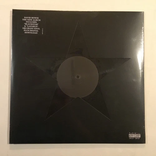 David Bowie Black Star 2016 12" Vinyl Mint condition, still factory sealed, 180g