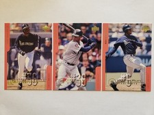 Ken Griffey Jr 1999 Upper Deck Challengers For 70 Homerun Highlights 3 Card Base