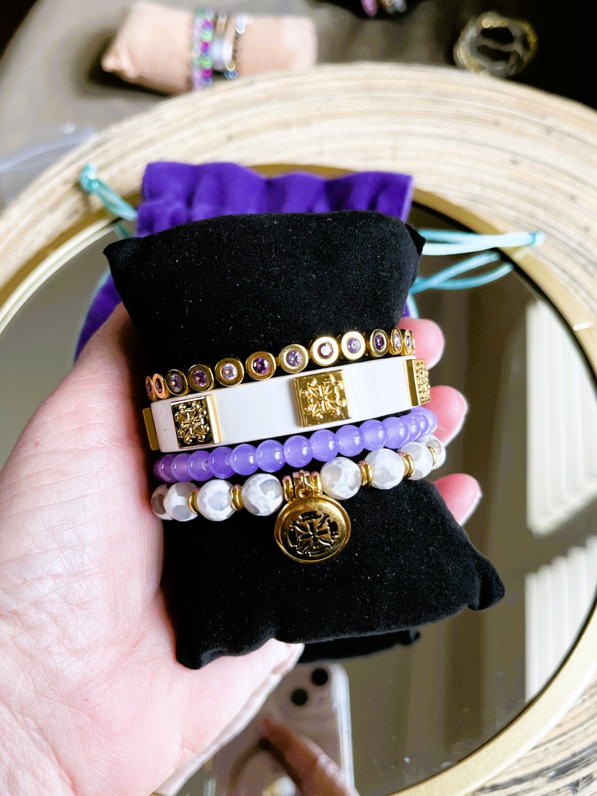 Rustic Cuff Stackable Mixable Bracelet Sets - image 5