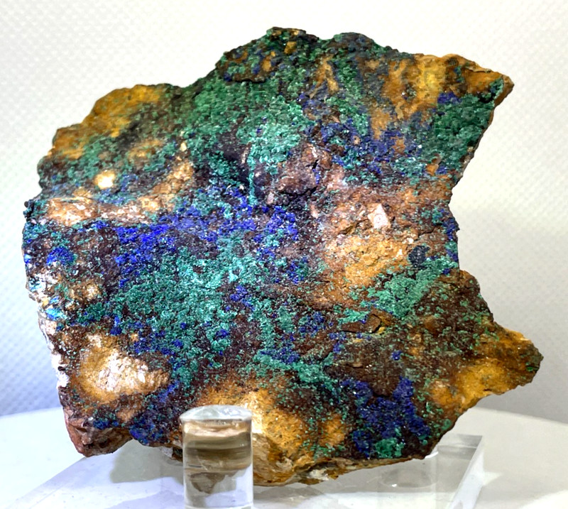 OBO🪨🌟WOW AZURITE MALACHITE NATURAL SPECIMEN GREEN BLUE COPPER MINERAL #19 🌟🪨